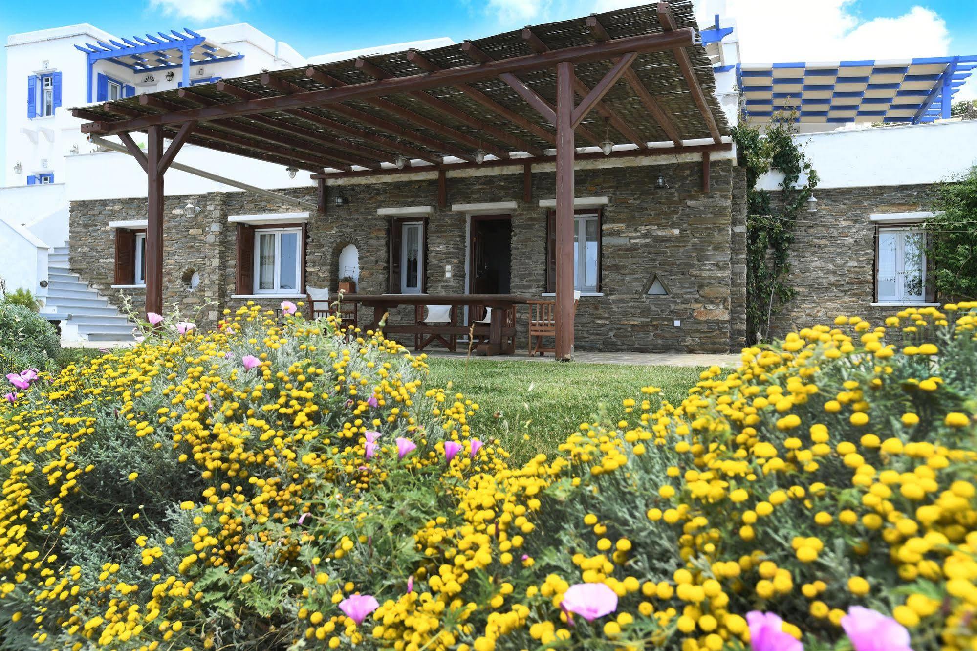 Tinos Sky View Villa Arnados Eksteriør bilde
