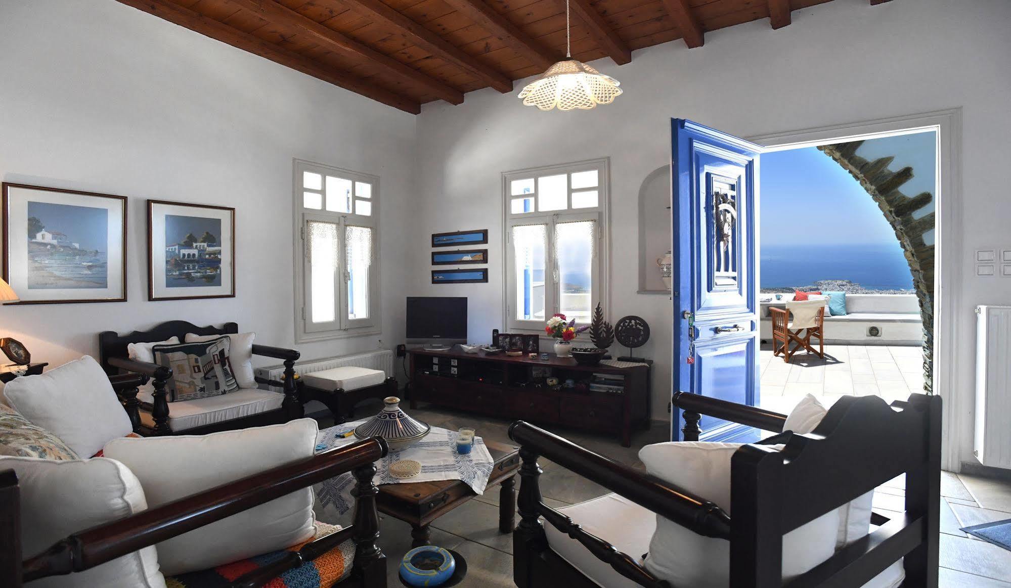 Tinos Sky View Villa Arnados Eksteriør bilde