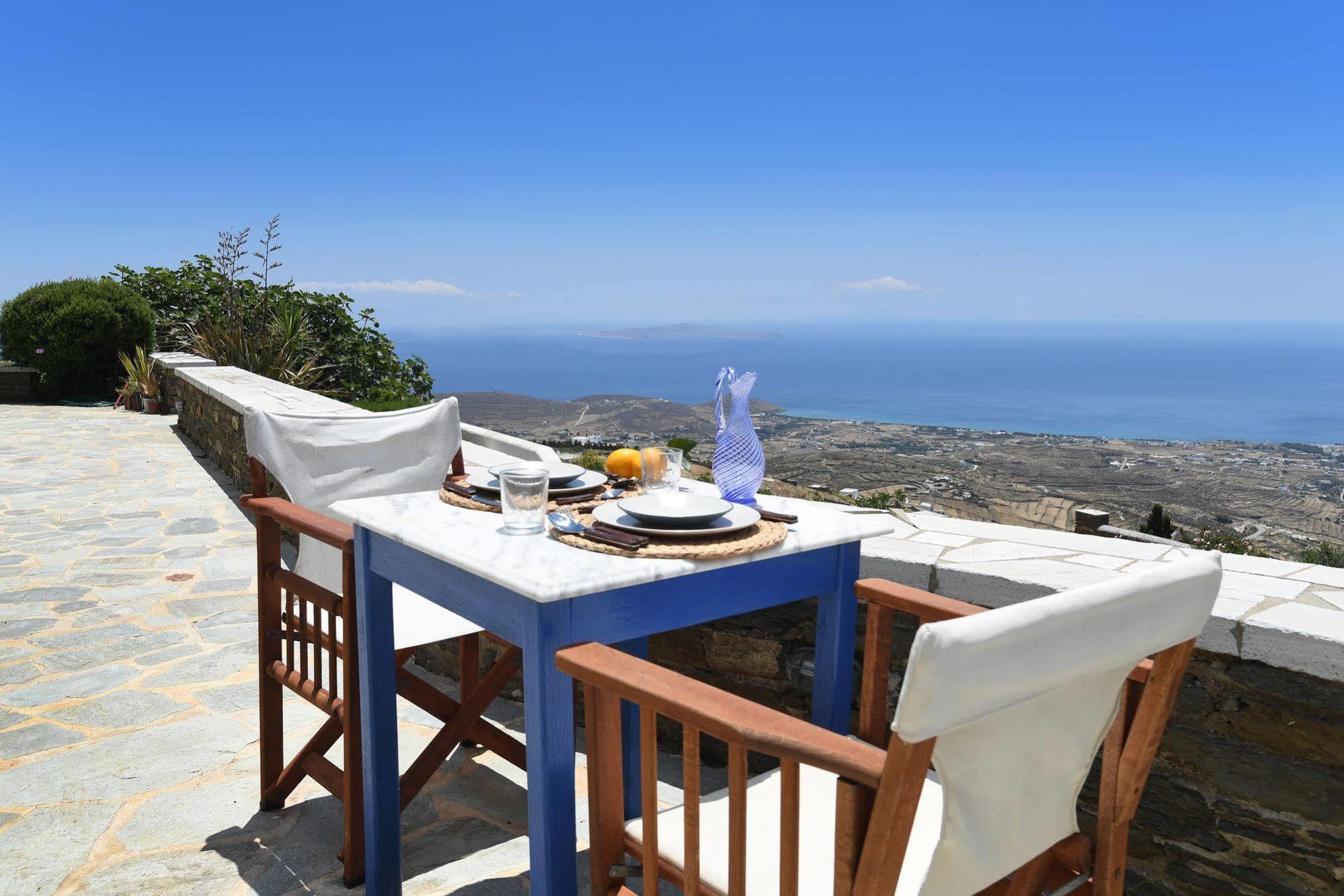 Tinos Sky View Villa Arnados Eksteriør bilde