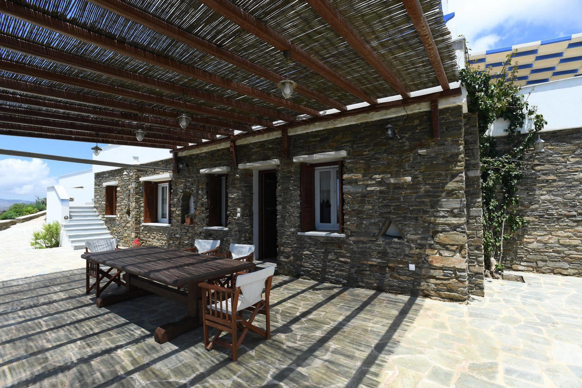 Tinos Sky View Villa Arnados Eksteriør bilde