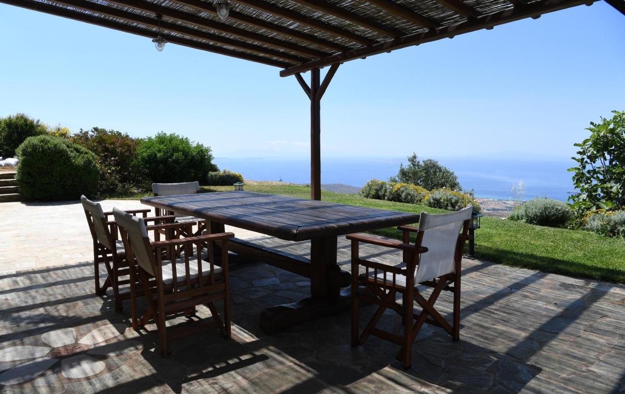 Tinos Sky View Villa Arnados Eksteriør bilde